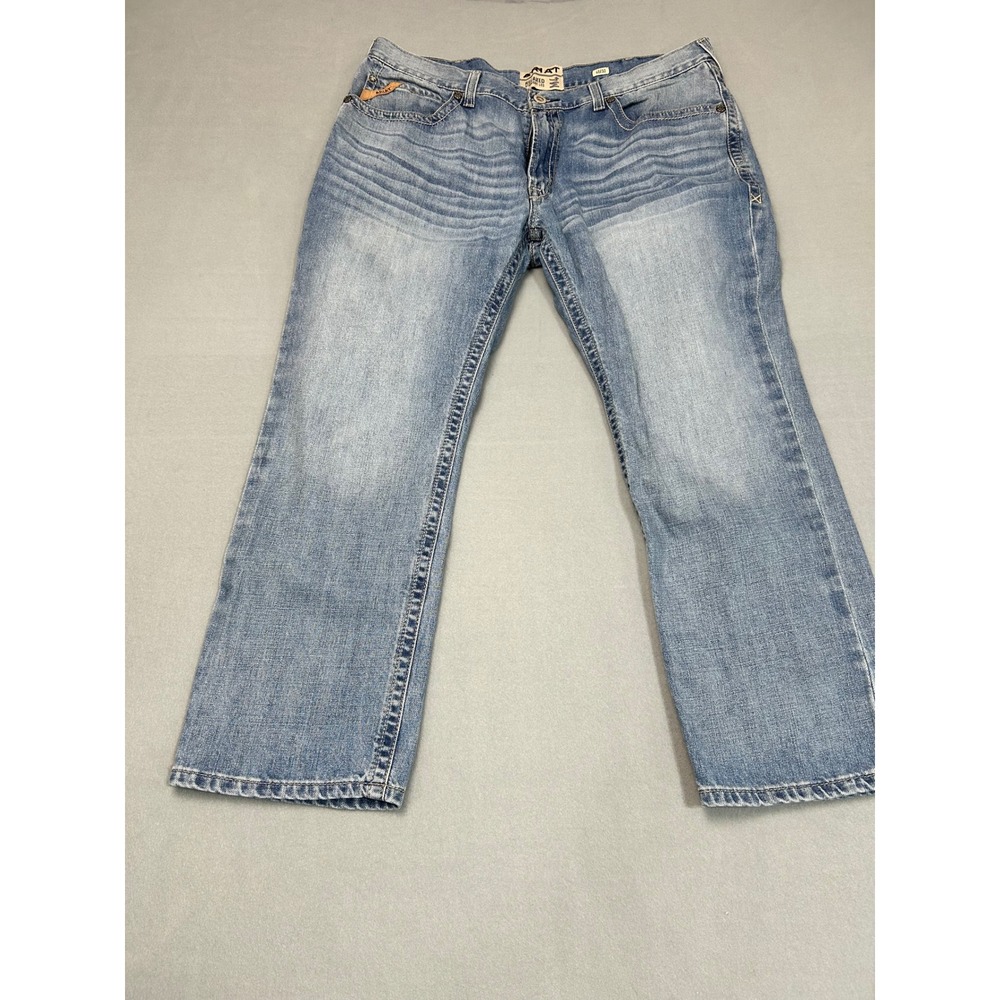 Ariat Jeans Irr M4 Relaxed Straight Leg Blue 40/30 Workwear Casual Everyday